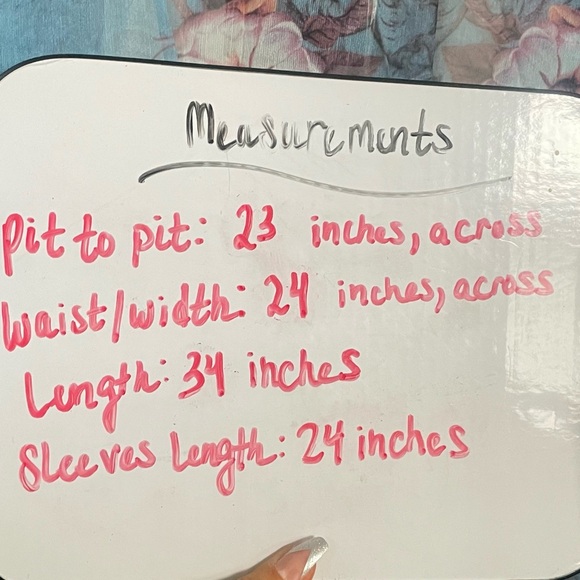 Balboa Floral Long Sleeve Kiev Sheer Buttoned Down Oversized Blouse - Size Large - Picture 5 of 6